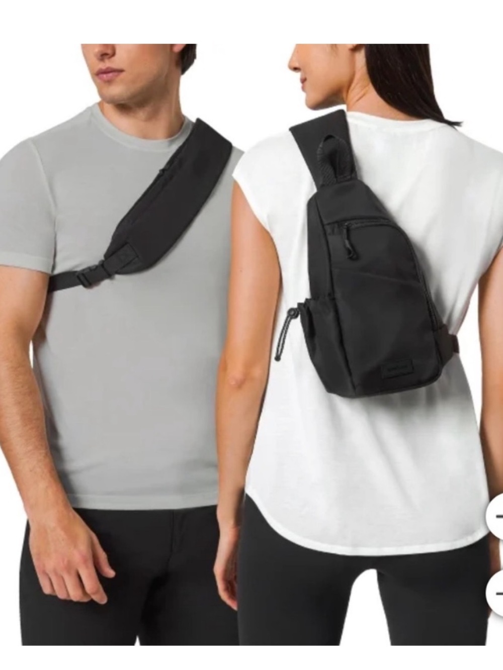 Mondetta Unisex Sling Bag Black